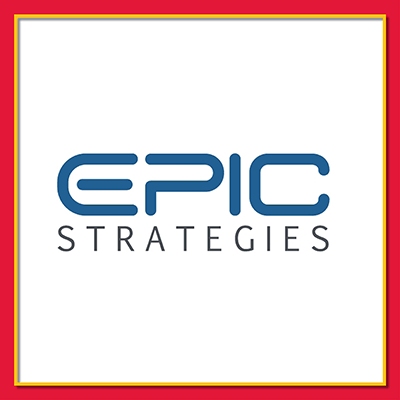 logo: Epic Strategies in red and gold frame